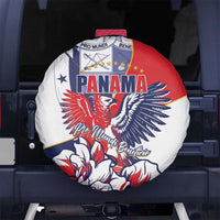 Panama Harpy Eagle Spare Tire Cover Pro Mundi Beneficio Flor del Espiritu Santo - Wonder Print Shop