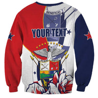 Personalized Panama Harpy Eagle Sweatshirt Pro Mundi Beneficio Flor del Espiritu Santo - Wonder Print Shop