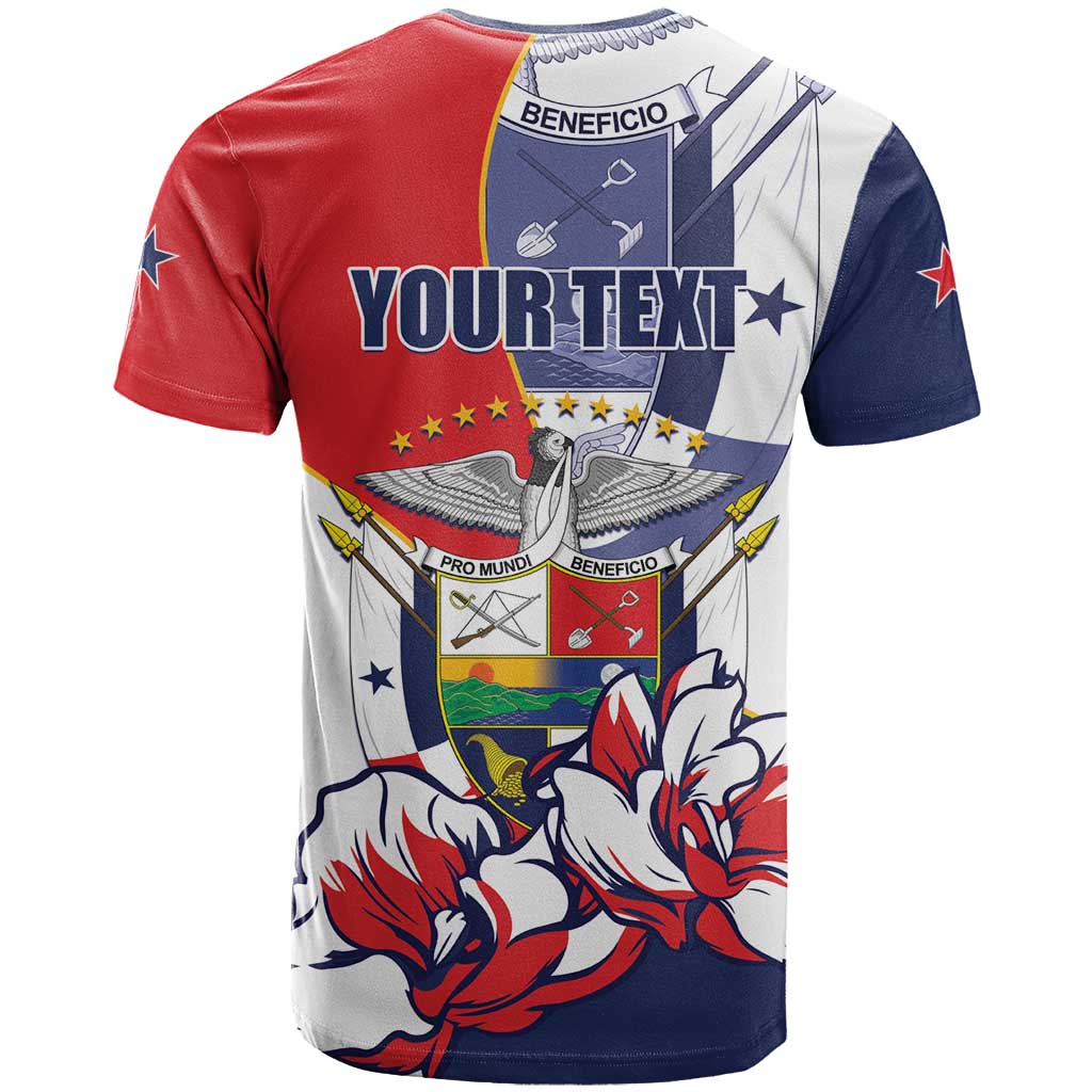 Personalized Panama Harpy Eagle T Shirt Pro Mundi Beneficio Flor del Espiritu Santo - Wonder Print Shop