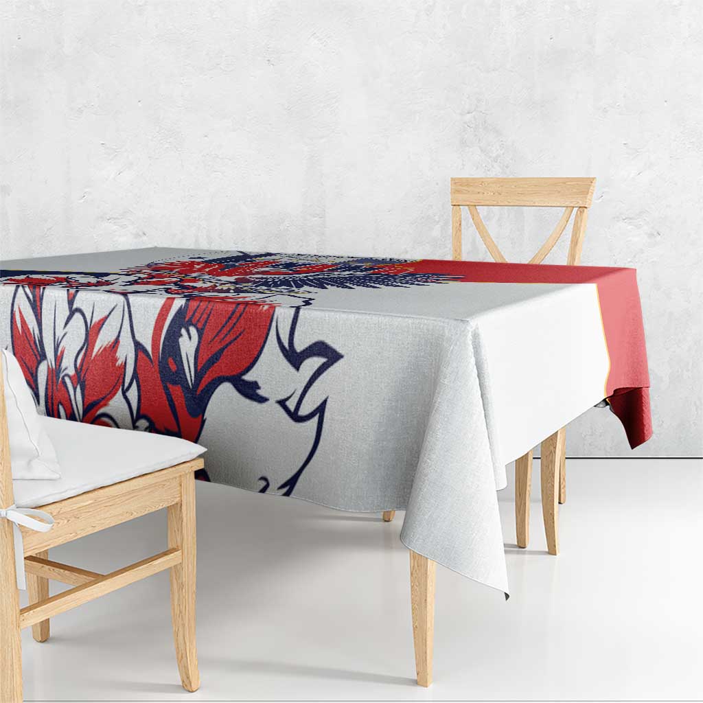 Panama Harpy Eagle Tablecloth Pro Mundi Beneficio Flor del Espiritu Santo - Wonder Print Shop