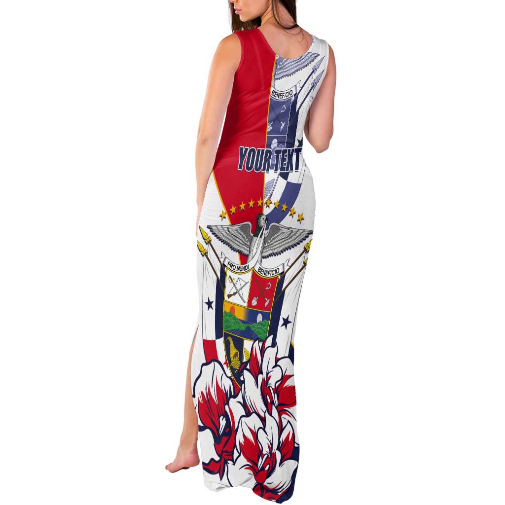 Personalized Panama Harpy Eagle Tank Maxi Dress Pro Mundi Beneficio Flor del Espiritu Santo - Wonder Print Shop