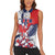 Personalized Panama Harpy Eagle Women Sleeveless Polo Shirt Pro Mundi Beneficio Flor del Espiritu Santo - Wonder Print Shop