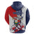 Personalized Panama Harpy Eagle Zip Hoodie Pro Mundi Beneficio Flor del Espiritu Santo - Wonder Print Shop