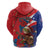Personalized Puerto Rico Christmas Hoodie Coqui Frog Playing Guitar - Wonder Print Shop