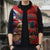 Personalized Puerto Rico Christmas Sleeveless Puffer Jacket Coqui Frog Playing Guitar - Wonder Print Shop