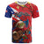 Personalized Puerto Rico Christmas T Shirt Coqui Frog Playing Guitar - Wonder Print Shop