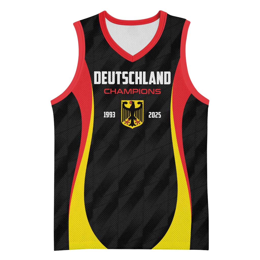 Custom Germany 2025 Champions Basketball Black Basketball Jersey - Wonder Print Shop