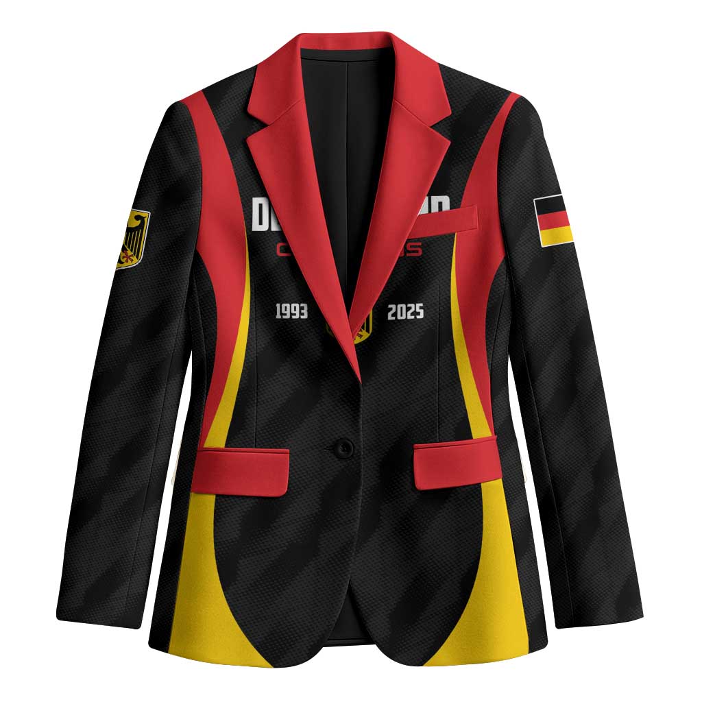 Custom Germany 2025 Champions Basketball Black Blazer - Wonder Print Shop