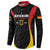 Custom Germany 2025 Champions Basketball Black Button Sweatshirt - Wonder Print Shop