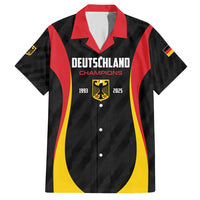Custom Germany 2025 Champions Basketball Black Hawaiian Shirt - Wonder Print Shop