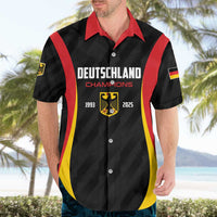 Custom Germany 2025 Champions Basketball Black Hawaiian Shirt - Wonder Print Shop