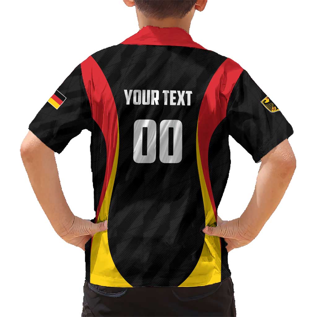 Custom Germany 2025 Champions Basketball Black Hawaiian Shirt - Wonder Print Shop