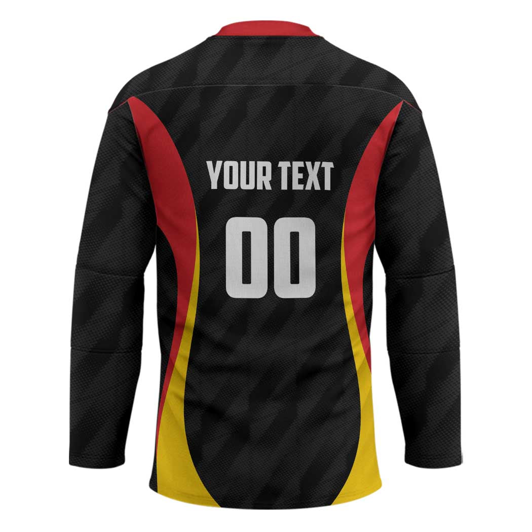 Custom Germany 2025 Champions Basketball Black Hockey Jersey - Wonder Print Shop