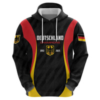 Custom Germany 2025 Champions Basketball Black Hoodie - Wonder Print Shop