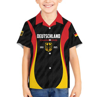 Custom Germany 2025 Champions Basketball Black Kid Hawaiian Shirt - Wonder Print Shop