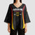 Custom Germany 2025 Champions Basketball Black Kimono Sleeve Blouse - Wonder Print Shop