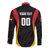 Custom Germany 2025 Champions Basketball Black Long Sleeve Button Shirt - Wonder Print Shop