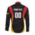 Custom Germany 2025 Champions Basketball Black Long Sleeve Button Shirt - Wonder Print Shop