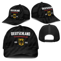 Germany 2025 Champions Basketball Black Mesh Trucker Cap - Wonder Print Shop