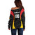 Custom Germany 2025 Champions Basketball Black Off Shoulder Sweater - Wonder Print Shop