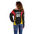 Custom Germany 2025 Champions Basketball Black Off Shoulder Sweater - Wonder Print Shop