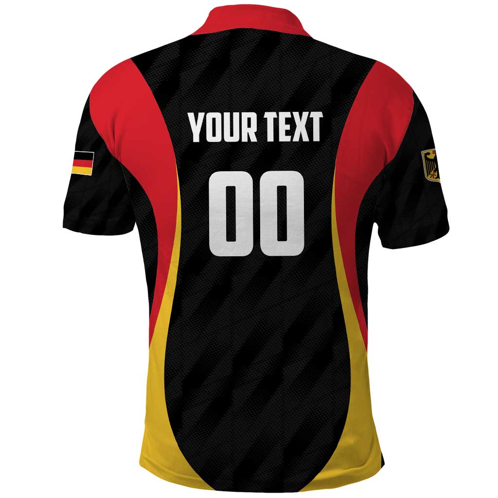 Custom Germany 2025 Champions Basketball Black Polo Shirt - Wonder Print Shop