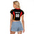 Custom Germany 2025 Champions Basketball Black Raglan Cropped T Shirt - Wonder Print Shop