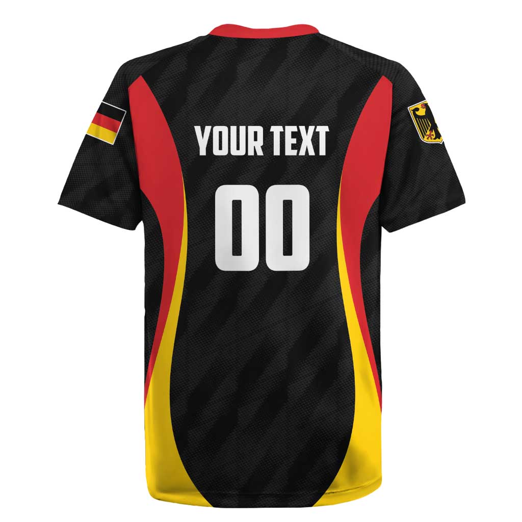 Custom Germany 2025 Champions Basketball Black Rugby Jersey - Wonder Print Shop