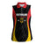 Custom Germany 2025 Champions Basketball Black Women Sleeveless Polo Shirt - Wonder Print Shop