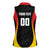 Custom Germany 2025 Champions Basketball Black Women Sleeveless Polo Shirt - Wonder Print Shop