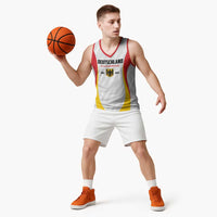 Custom Germany 2025 Champions Basketball White Basketball Jersey - Wonder Print Shop