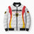 Custom Germany 2025 Champions Basketball White Bomber Puffer Jacket - Wonder Print Shop