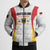 Custom Germany 2025 Champions Basketball White Bomber Puffer Jacket - Wonder Print Shop