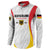 Custom Germany 2025 Champions Basketball White Button Sweatshirt - Wonder Print Shop
