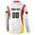 Custom Germany 2025 Champions Basketball White Button Sweatshirt - Wonder Print Shop