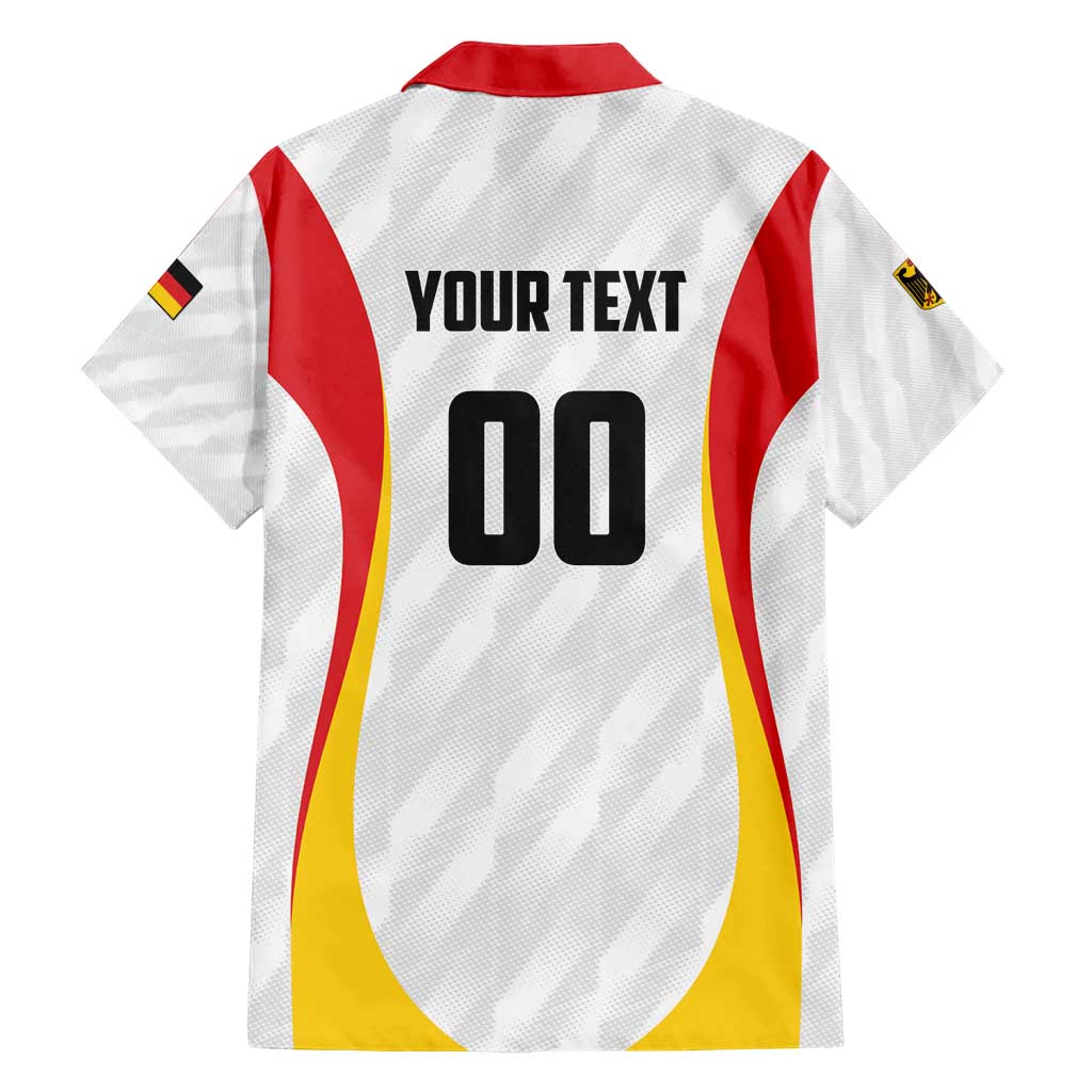 Custom Germany 2025 Champions Basketball White Hawaiian Shirt - Wonder Print Shop