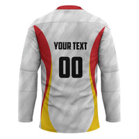 Custom Germany 2025 Champions Basketball White Hockey Jersey - Wonder Print Shop