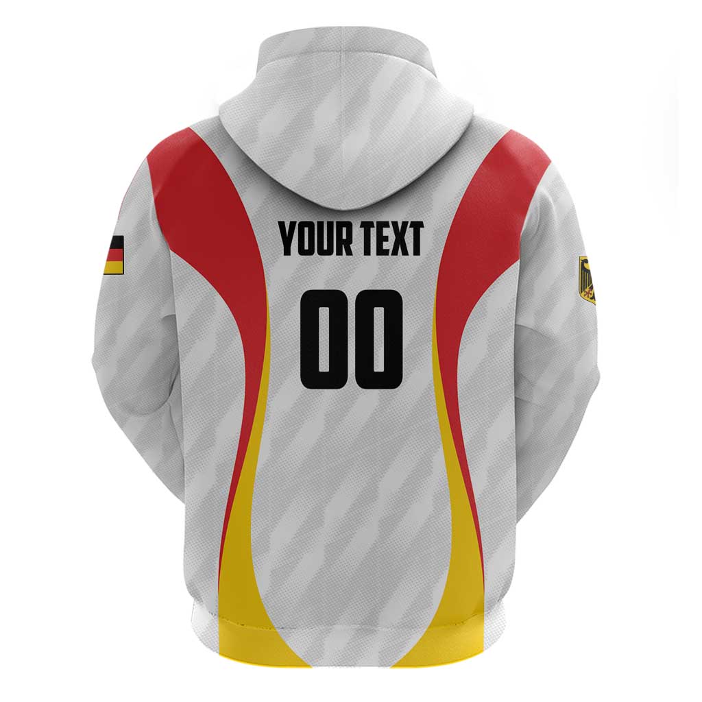 Custom Germany 2025 Champions Basketball White Hoodie - Wonder Print Shop