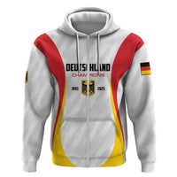 Custom Germany 2025 Champions Basketball White Hoodie - Wonder Print Shop