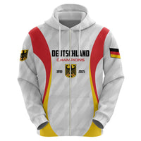 Custom Germany 2025 Champions Basketball White Hoodie - Wonder Print Shop