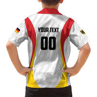 Custom Germany 2025 Champions Basketball White Kid Hawaiian Shirt - Wonder Print Shop
