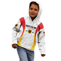 Custom Germany 2025 Champions Basketball White Kid Hoodie - Wonder Print Shop
