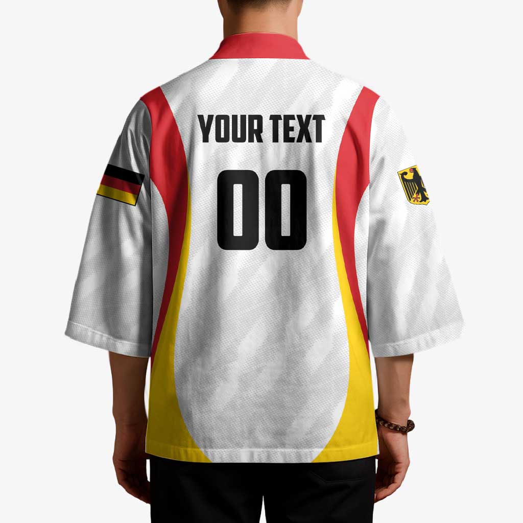 Custom Germany 2025 Champions Basketball White Kimono - Wonder Print Shop