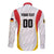 Custom Germany 2025 Champions Basketball White Long Sleeve Button Shirt - Wonder Print Shop