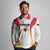 Custom Germany 2025 Champions Basketball White Long Sleeve Polo Shirt - Wonder Print Shop