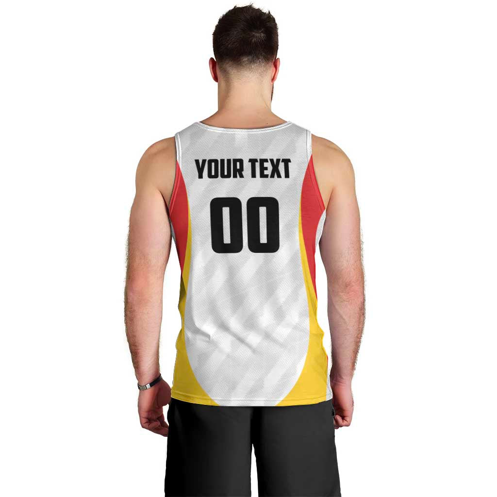 Custom Germany 2025 Champions Basketball White Men Tank Top - Wonder Print Shop