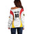 Custom Germany 2025 Champions Basketball White Off Shoulder Sweater - Wonder Print Shop