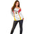 Custom Germany 2025 Champions Basketball White Off Shoulder Sweater - Wonder Print Shop