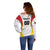 Custom Germany 2025 Champions Basketball White Off Shoulder Sweater - Wonder Print Shop