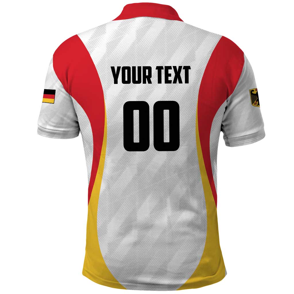 Custom Germany 2025 Champions Basketball White Polo Shirt - Wonder Print Shop
